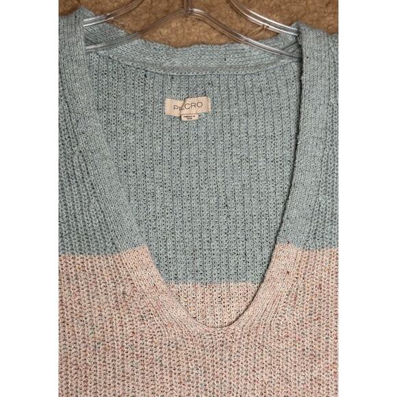 Anthropologie Pilcro Women’s Striped Longline Sweater Vest Sz. M Beach Coastal - Picture 6 of 16